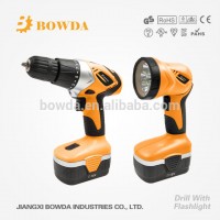 Cordless 18v Drill With Flashlight